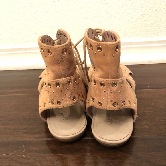 Joie Fabienne Gladiator Flat Suede Sandal - Picture 7 of 9